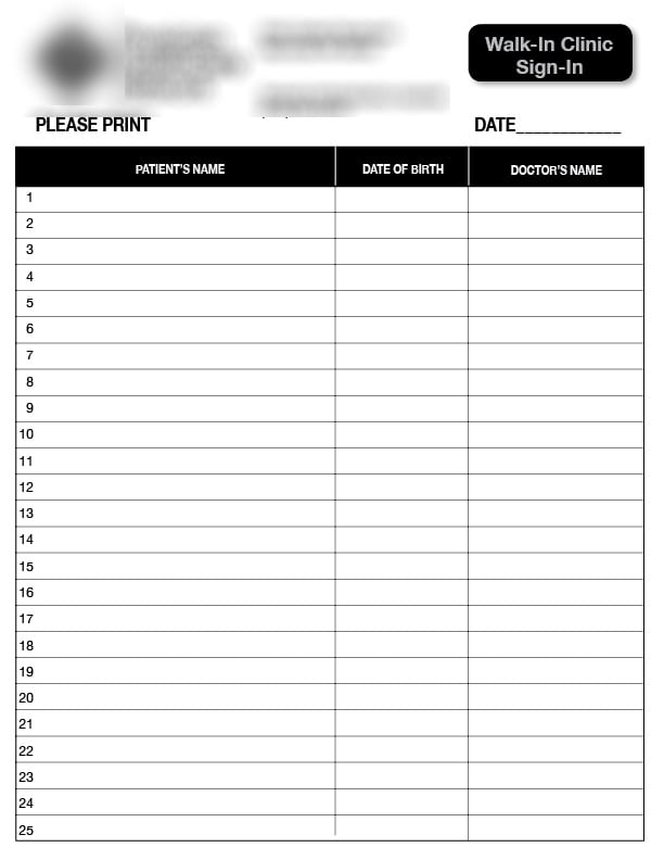 Greenway Custom Sign-in Sheet6